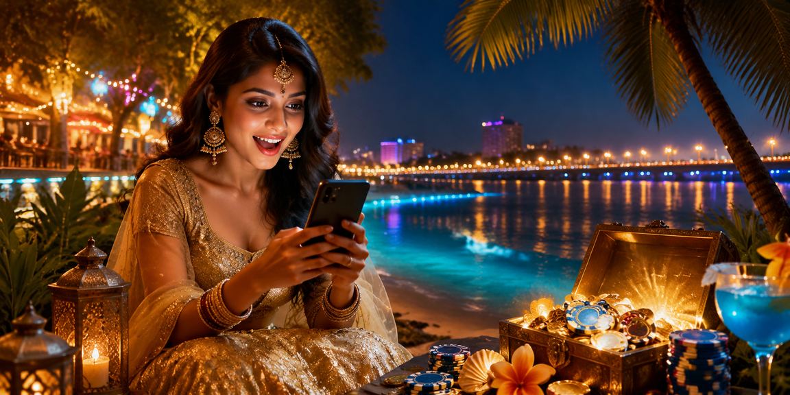 Mobile sports betting app interface with cricket and casino